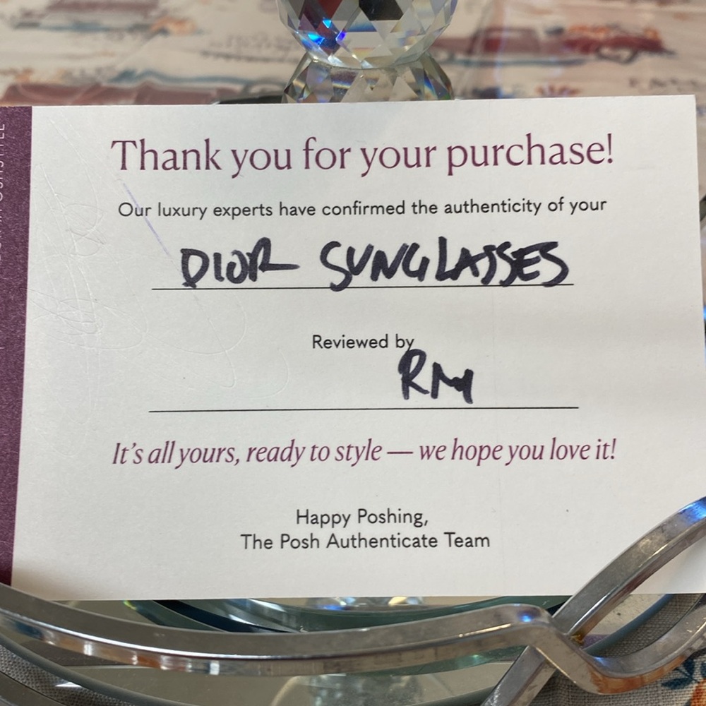 Vintage Christian Dior Rimless Sunglasses 😎 - Picture 3 of 16